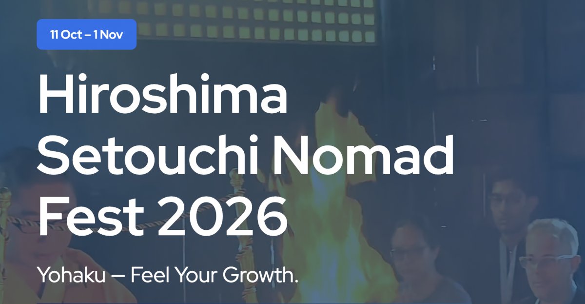 Hiroshima Setouchi Nomad Fest 2026|Code【CLF20】