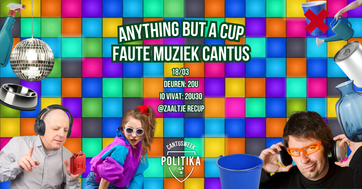 Anything But A Racket Anything but a cup Faute muziek cantus